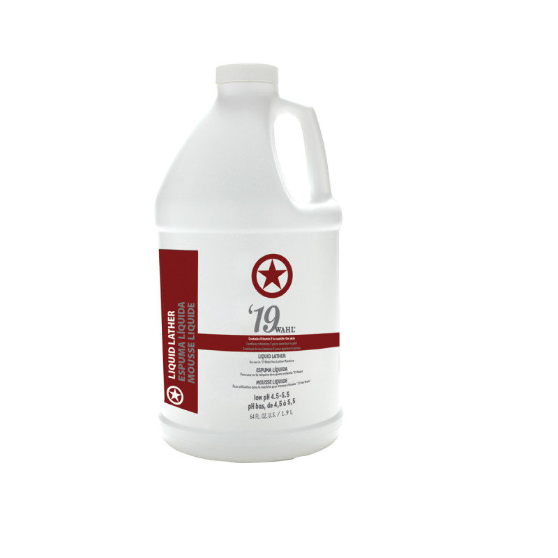 wahl liquid lather 64 oz professional shaving lather #56740