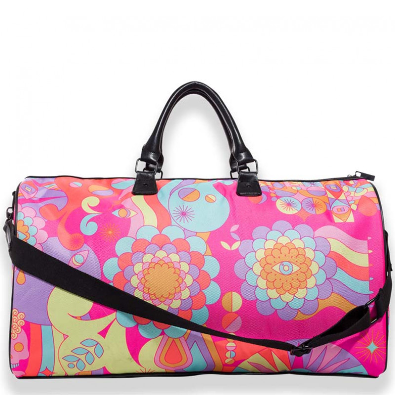 amika: signature duffle bag signature print
