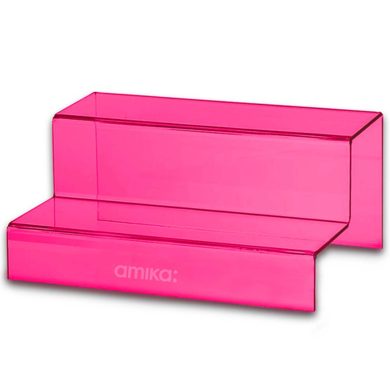 amika: stair display pink acrylic