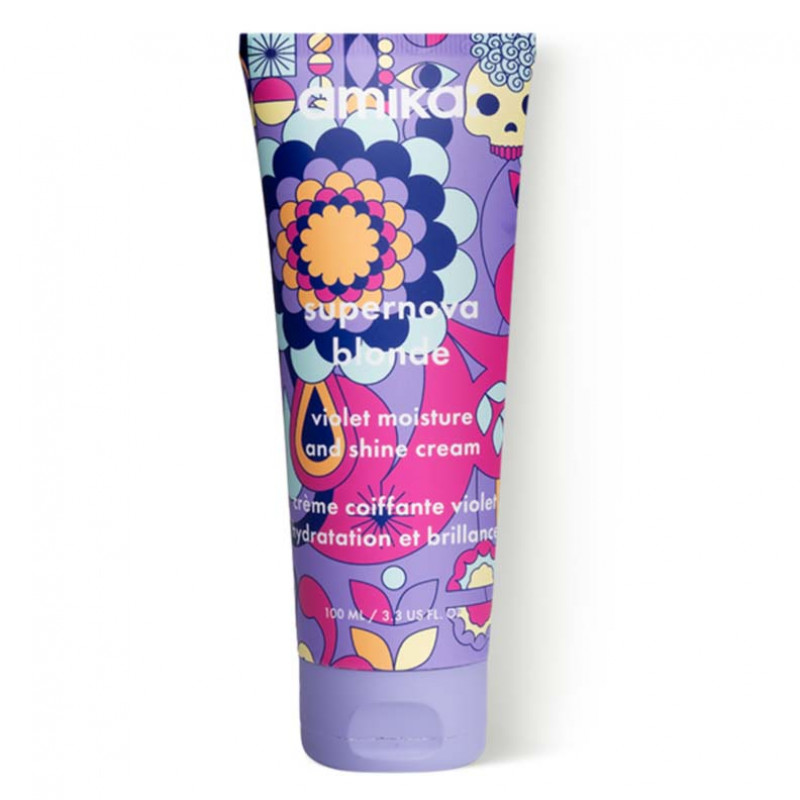 amika: supernova blonde violet moisture & shine cream 100ml