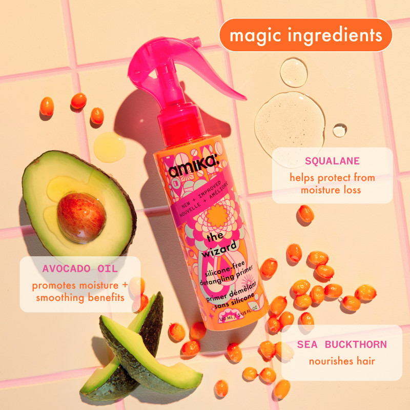 amika: silicone free wizard detangling primer 150ml