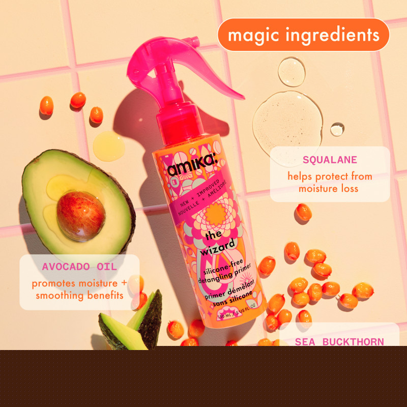 amika: silicone free the wizard detangling primer 150ml