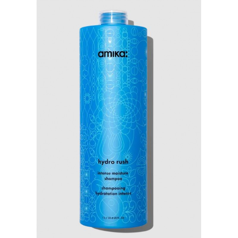 amika: hydro rush intense moisture shampoo 1000ml