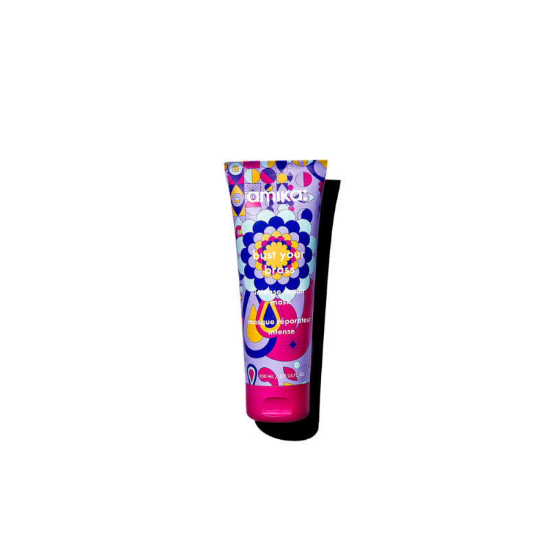 amika: bust your brass cool blonde intense repair mask 100ml