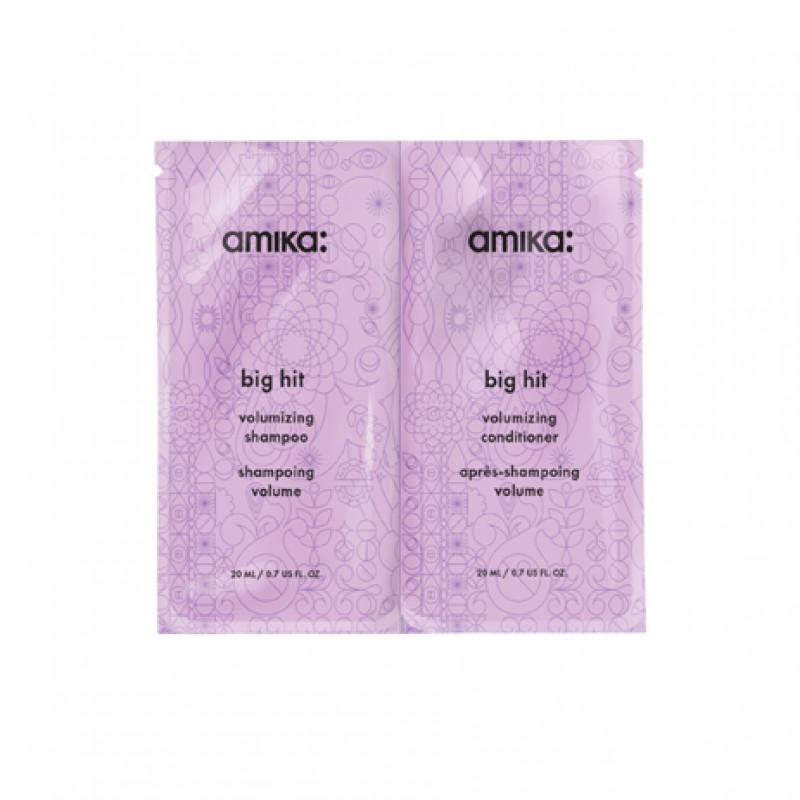 amika: big hit shampoo & conditioner sachet 