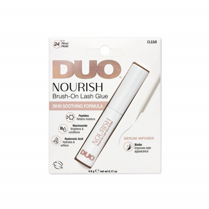 ardell duo nourish brush-on lash glue clear .17oz