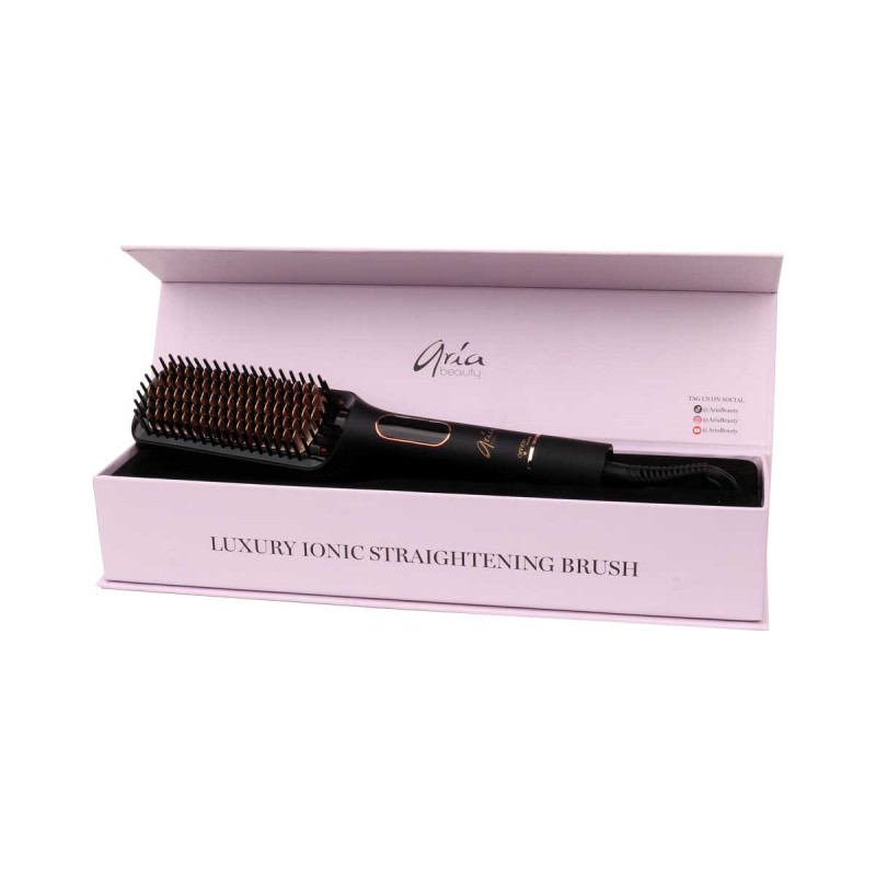 aria luxury ionic straightening brush