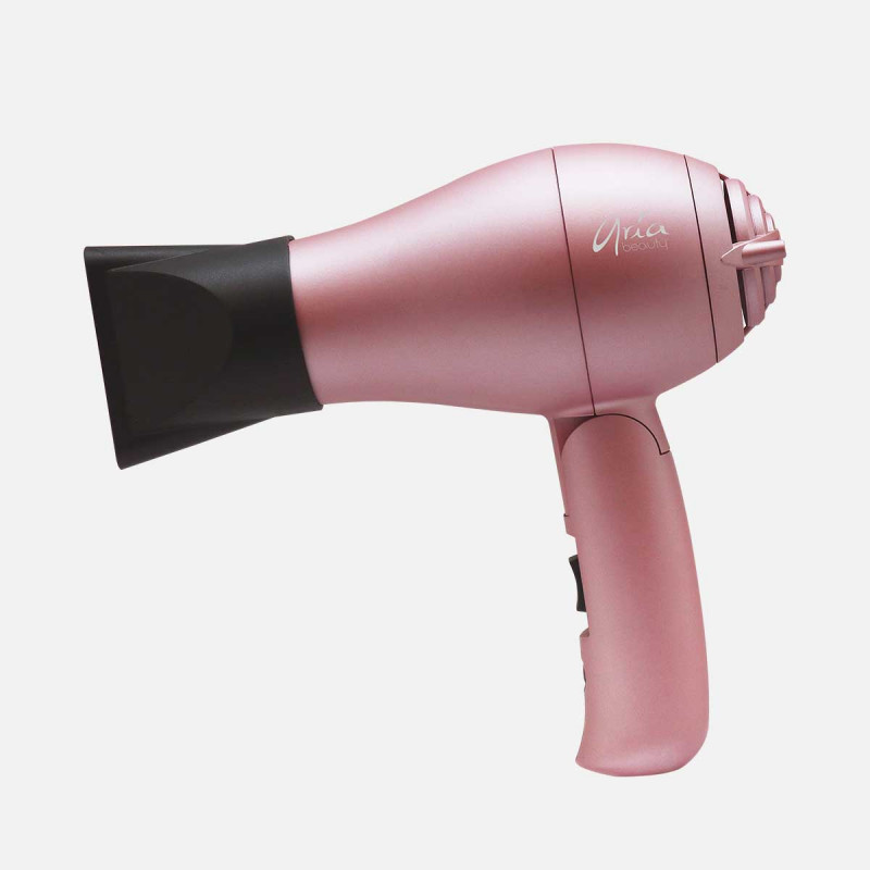 aria mini blow dryer rose gold