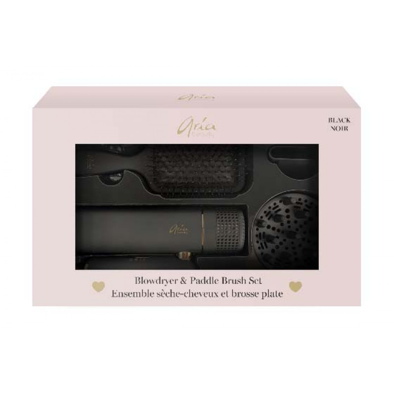 aria blowdryer and brush set with diffuser