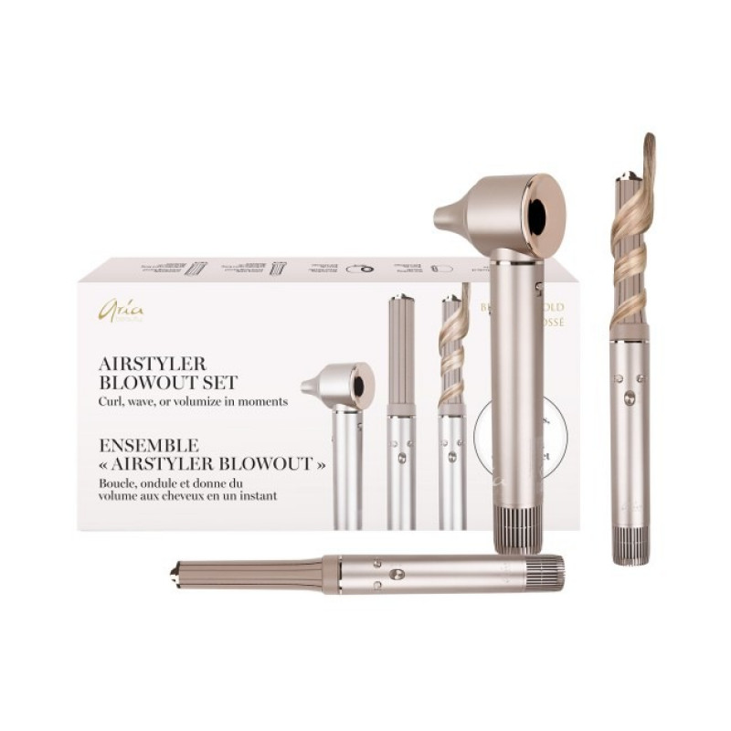 aria airstyler blowout set brushed gold