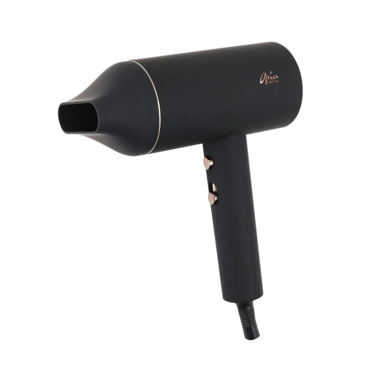 aria compact luxe blowdryer black