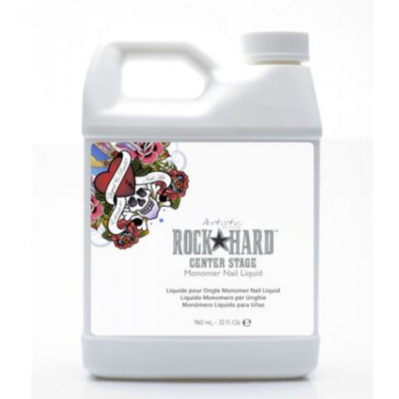 artistic rock hard center stage monomer nail liquid 32 fl.oz