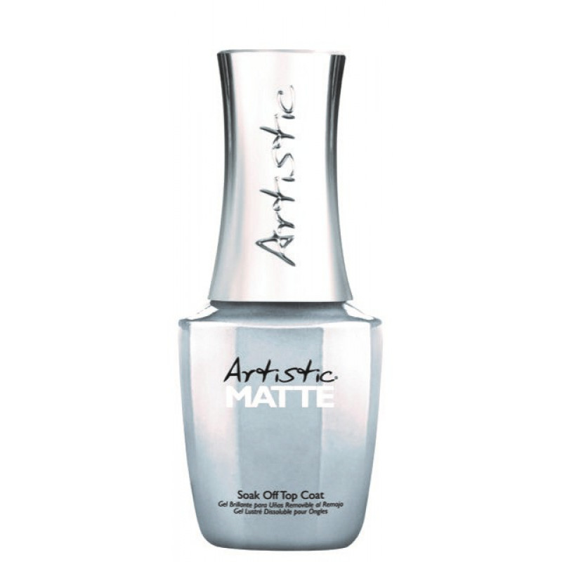 artistic matte soak off top coat .5oz
