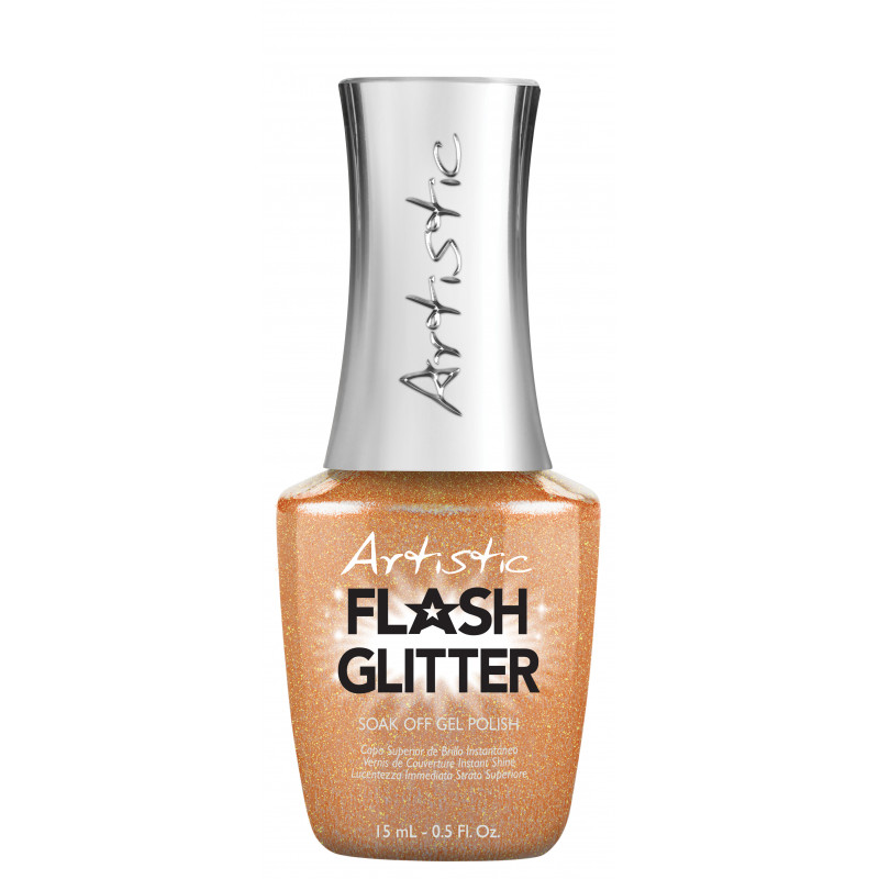 artistic colour gloss always a glow getter .5oz (flash glitter)