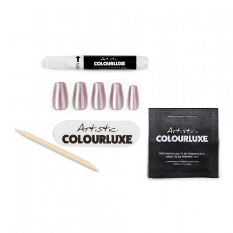 artistic colourluxe press-on tips forever a risk taker