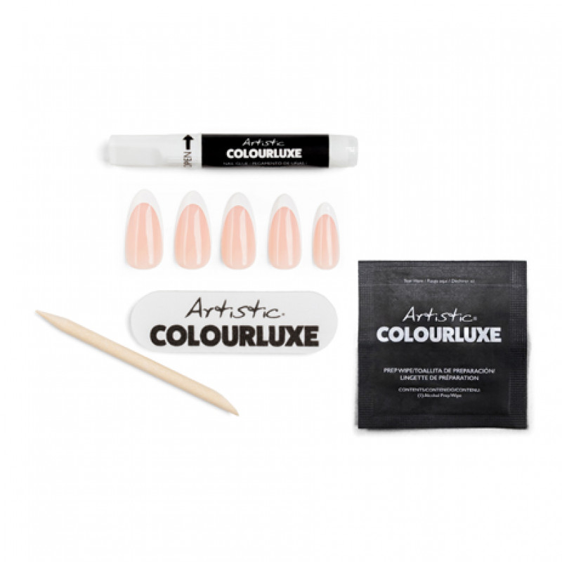 artistic colourluxe press-on tips parisian cherie