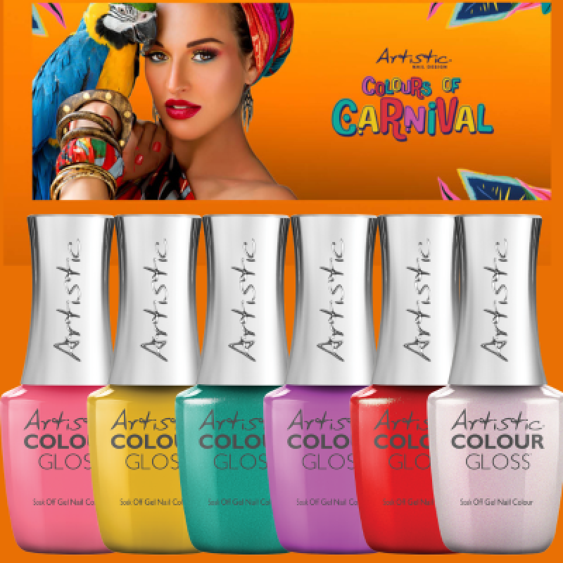 artistic colours of carnival colour gloss only 6pc