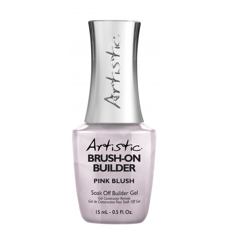 artistic brush-on builder pink blush 15ml