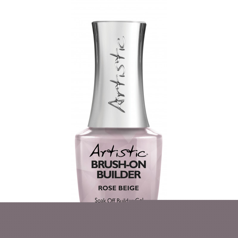 artistic brush-on builder rose beige 15ml