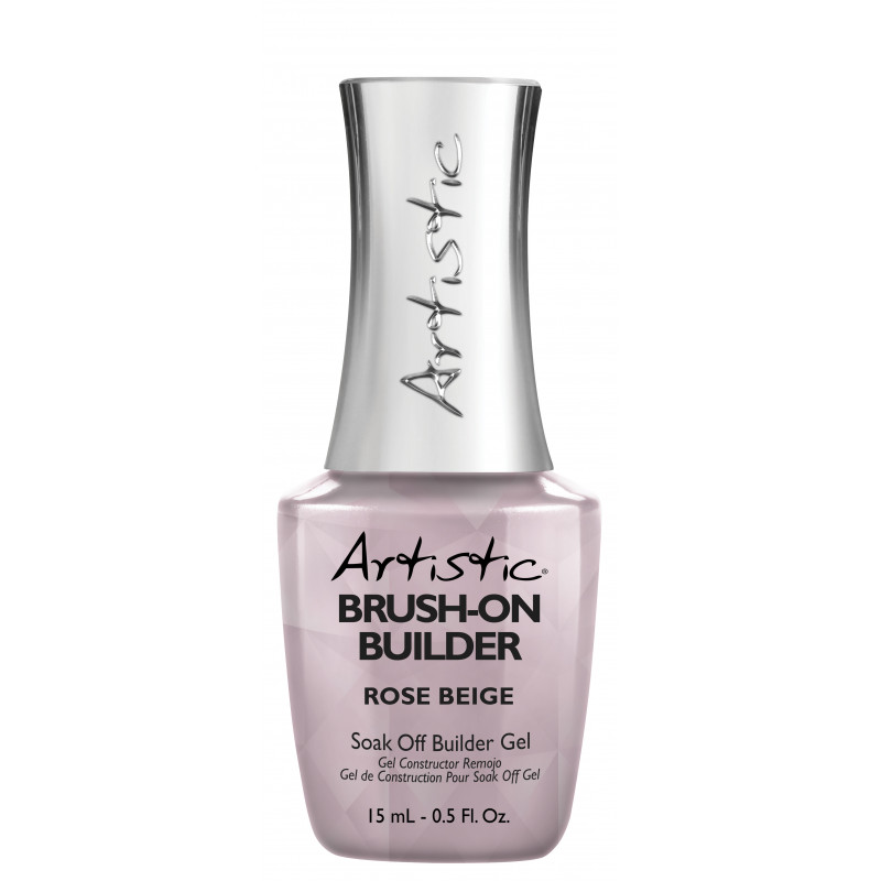 artistic brush-on builder rose beige 15ml