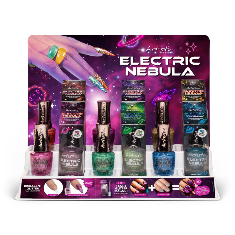 artistic electric nebula 12pc mixed collection