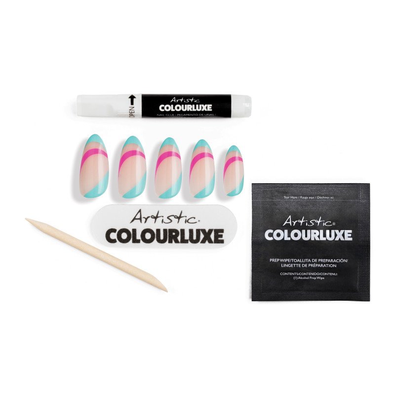 artistic colourluxe press-on tips next stop paris