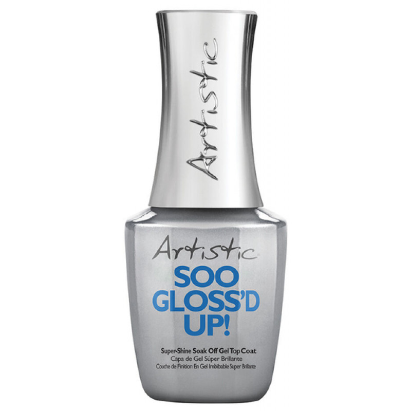 artistic soo gloss'd up super shine gel top coat .5oz