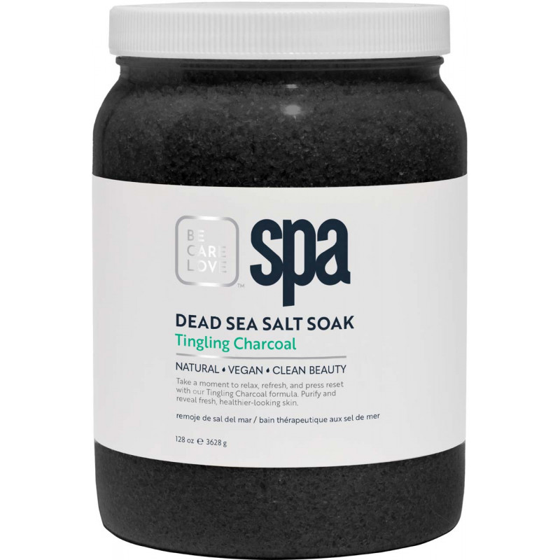 bcl spa tingling charcoal salt soak 64oz