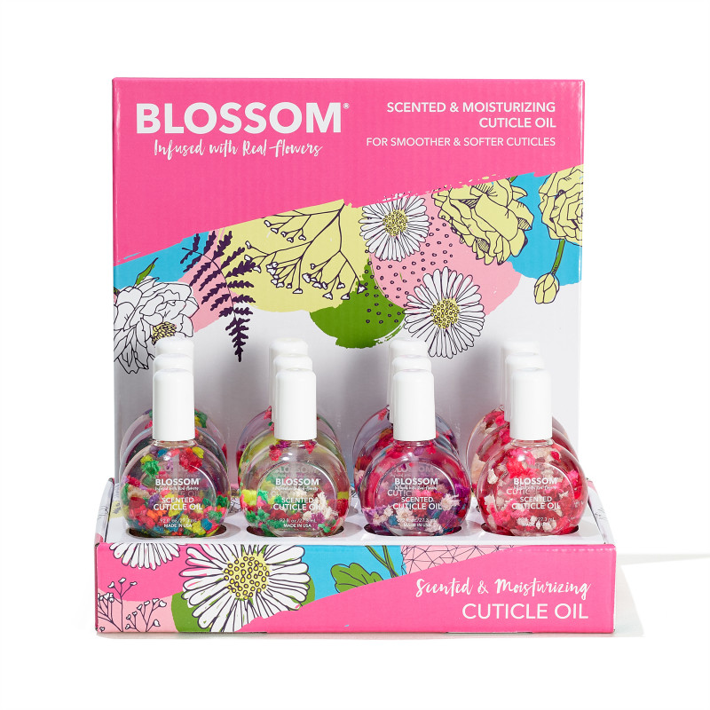blossom fruit cuticle oil 1oz display 12pc