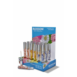 blossom  hydrating lip oil display 18pc