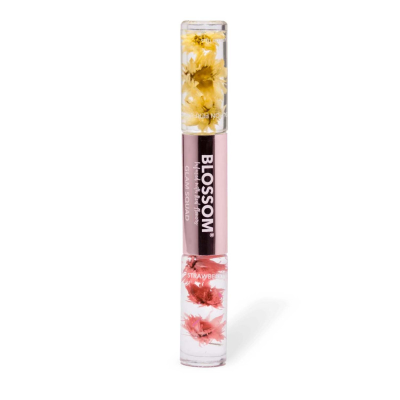 blossom glam squad strawberry lip gloss / honey jasmine perfume oil