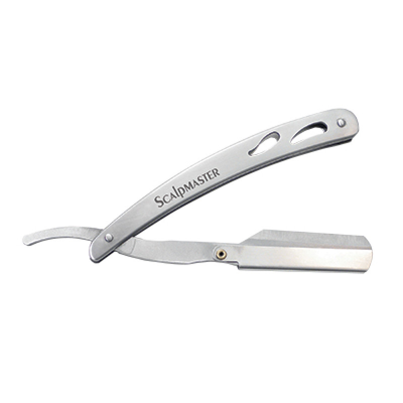 scalpmaster stainless steel barber razor