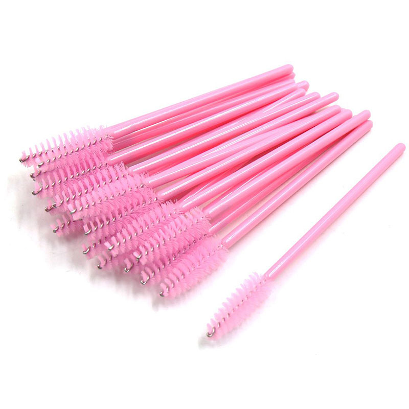 silkline pink disposable mascara applicators 25pc slmascapppkc