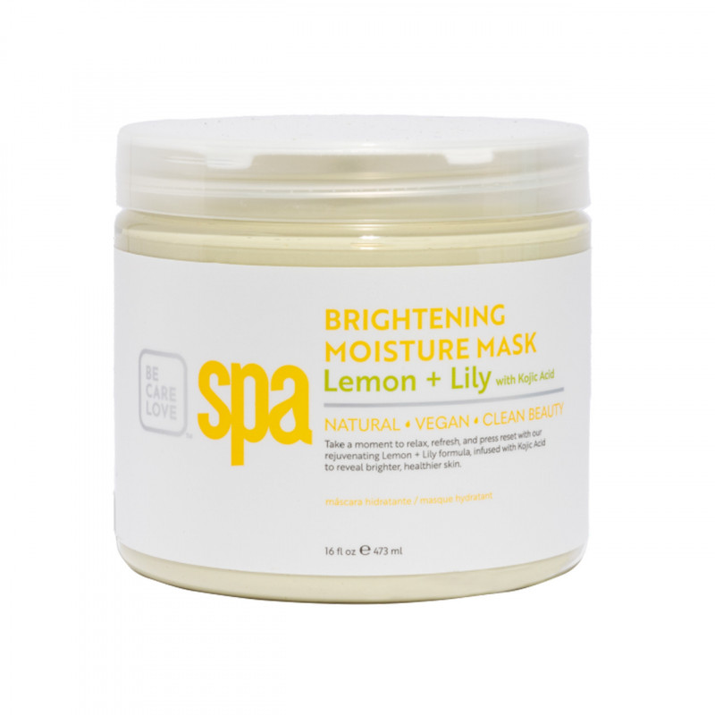 bcl spa brightening lemon & lily moisture mask 16oz 