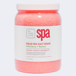 bcl spa dead sea salt soak  wild berry + retinol 64oz