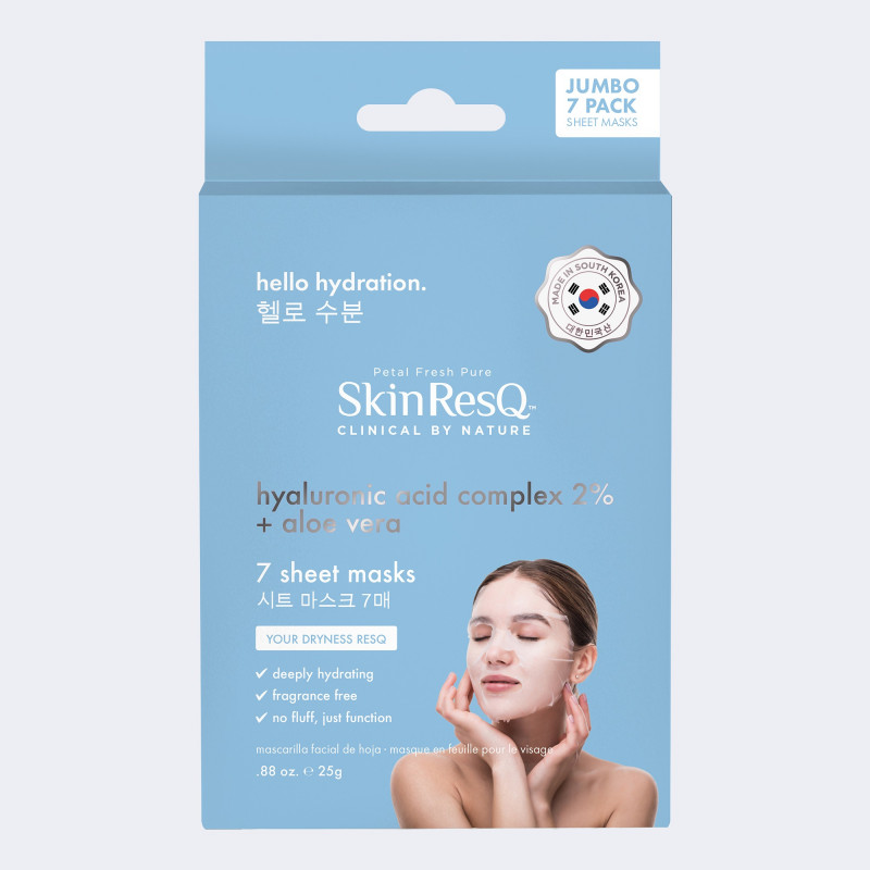 bcl hello hydration korean sheet mask 7pc