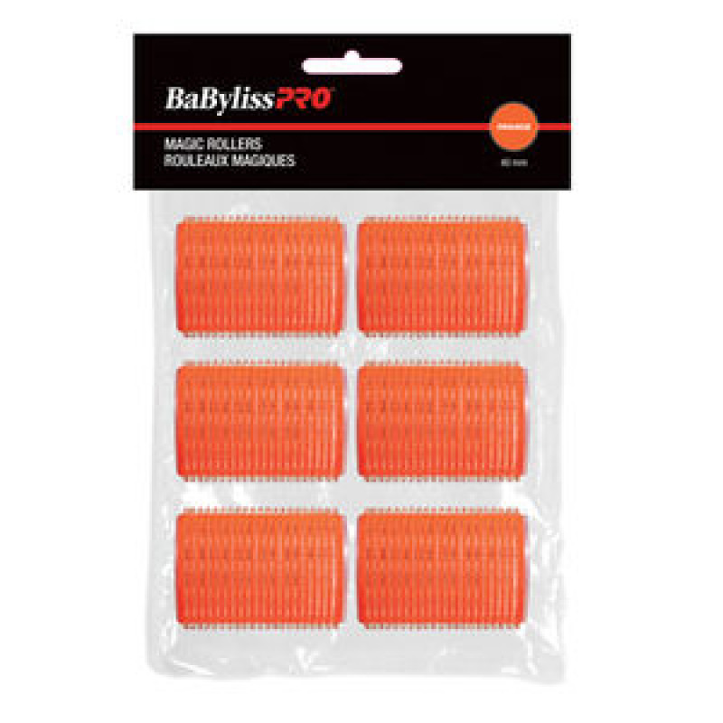 babylisspro self-gripping velcro rollers orange 40mm 6pc # besmagic4bc