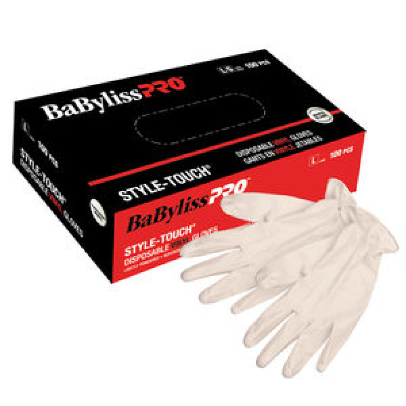 babylisspro disposable vinyl gloves (large) # bestouchlgucc