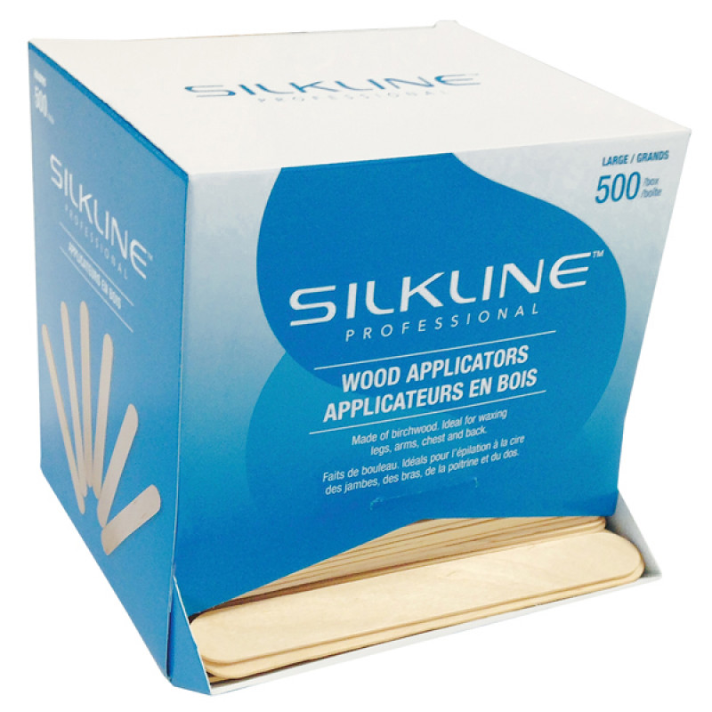 silkline professional value-pack wood applicators 500pc # sswa03bulkc