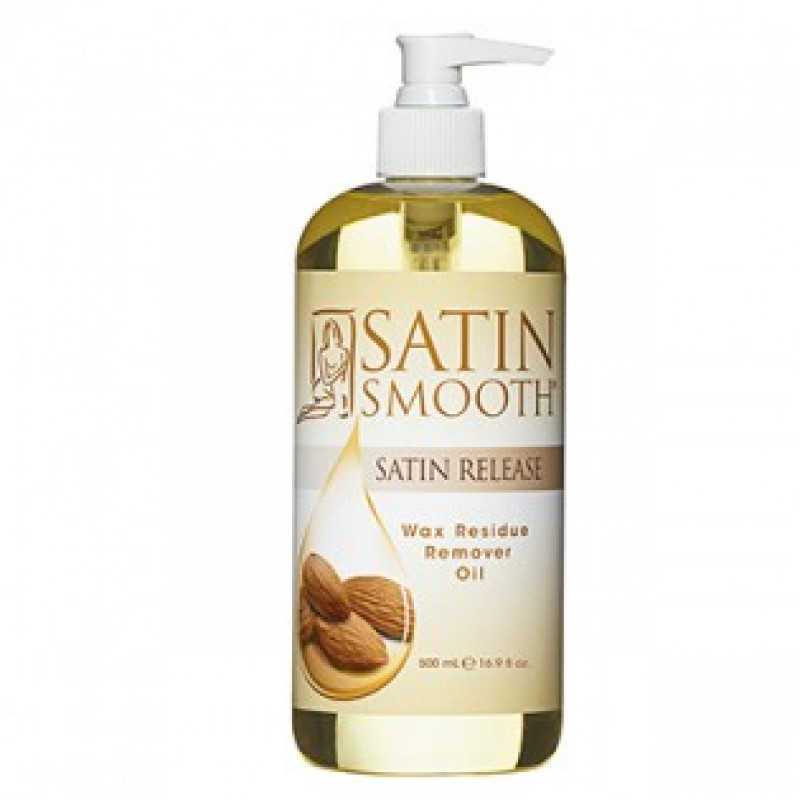 satin smooth satin release wax residue remover oil 16 oz # sswlr16g