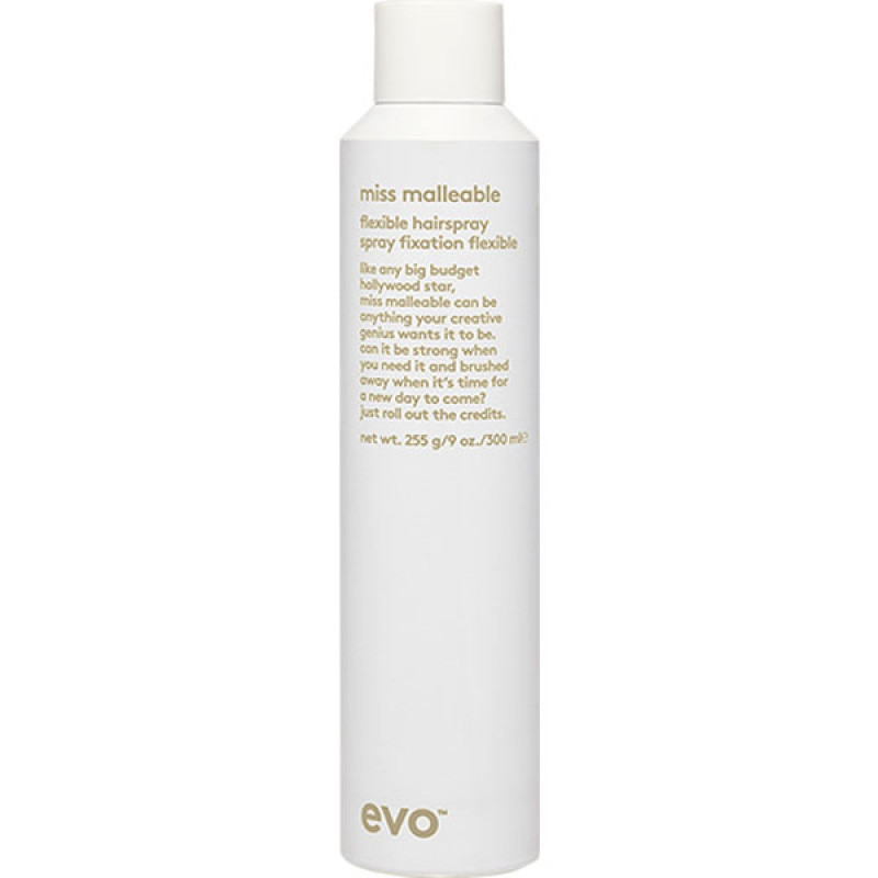 evo miss malleable flexible hairspray 300ml