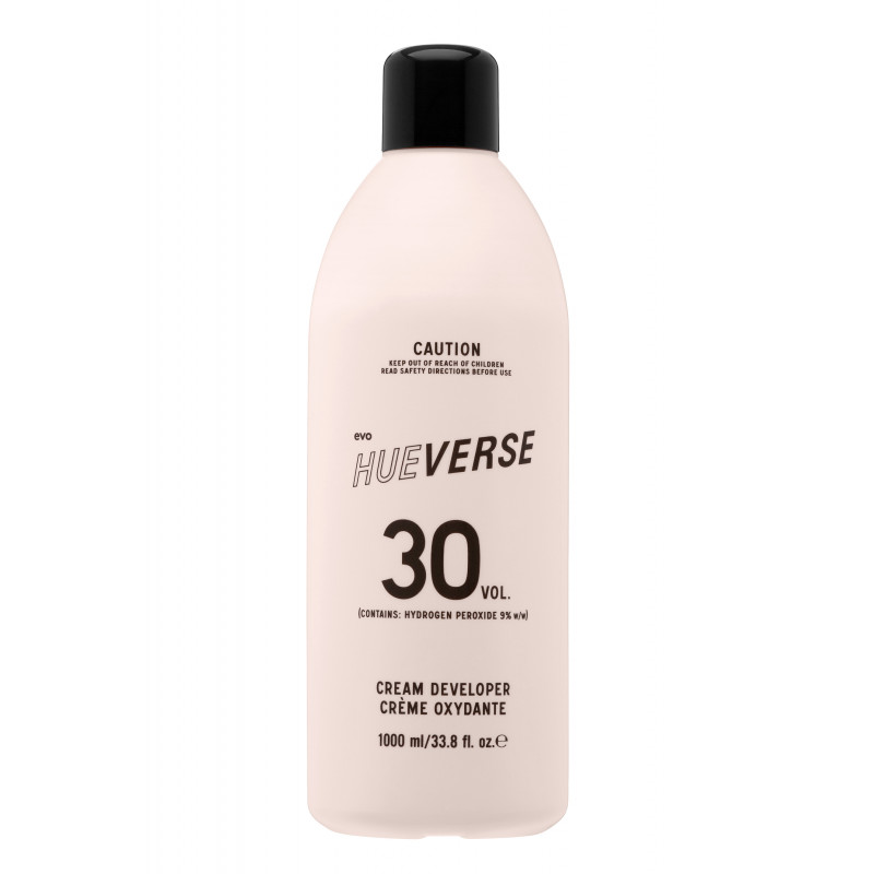 evo hue.verse cream developer 30 vol (9%) litre