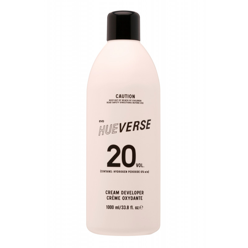 evo hue.verse cream developer 20 vol (6%) litre