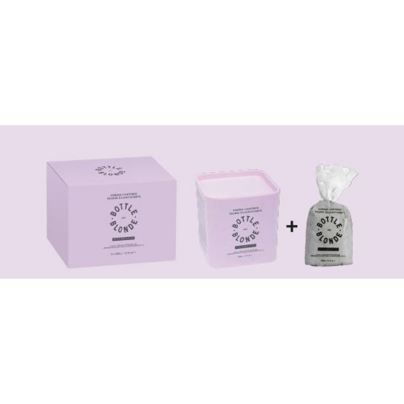 evo the heavy lifter - bottle blonde powder lightener 500g + refill