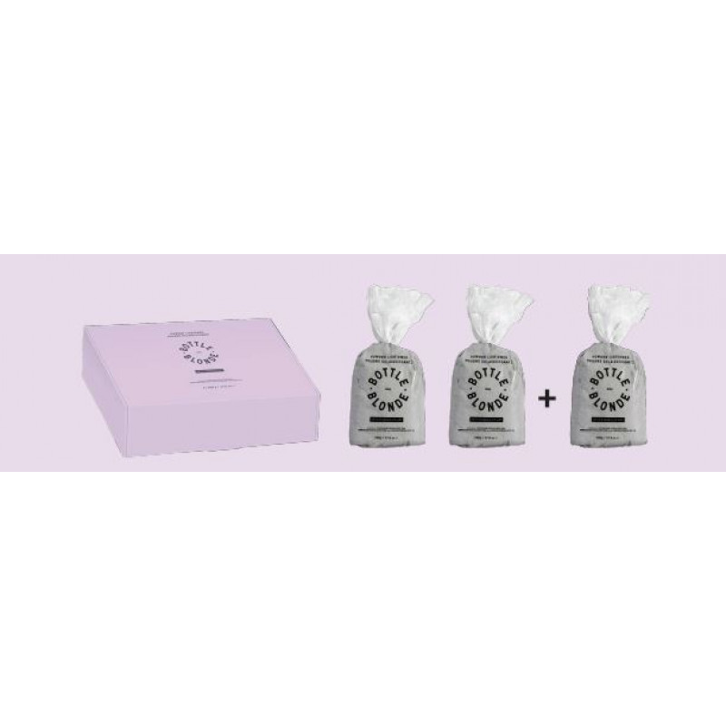 evo up, up and away - bottle blonde powder lightener 500g 3x refill