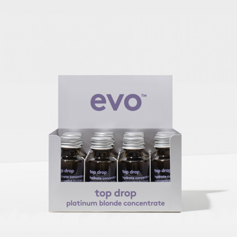 evo top drop platinum blonde concentrate 12x15ml