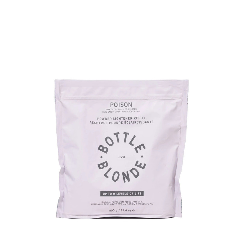 evo bottle blonde powder lightener 500g pouch