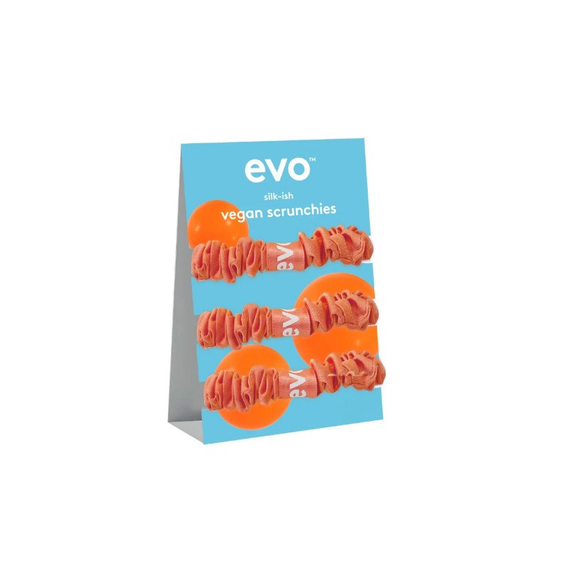 evo color protect vegan silk scrunchie 3 pack