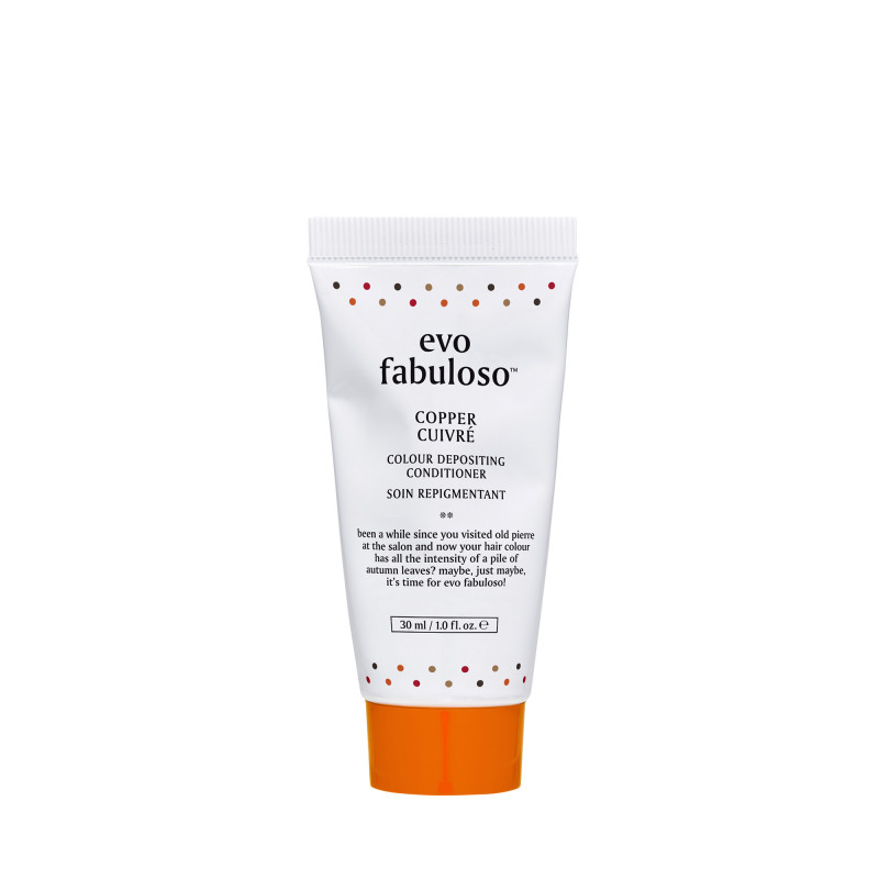 evo fabuloso copper colour depositing conditioner 30ml
