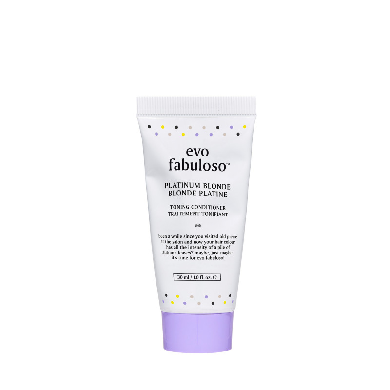 evo fabuloso platinum blonde colour depositing conditioner 30ml